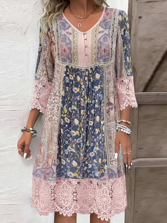 Brisa™ | Vestido boho con detalles de encaje