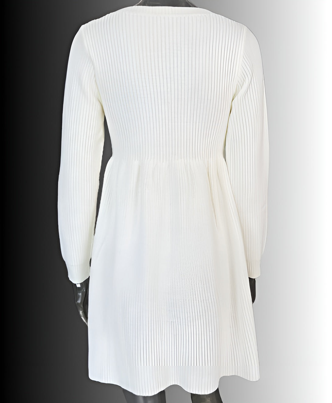 Amarís™ | Vestido Casual de Cuello Alto – Sin Cinturón