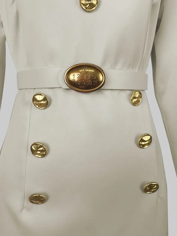 Isabella™ – Vestido Maxi de Satén con Detalles Dorados