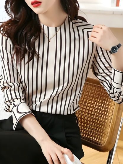 Elegancia Vertical™ - Blusa Estampada