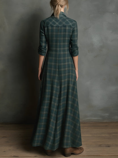 Marisela™ | Vestido boho moderno de cuadros